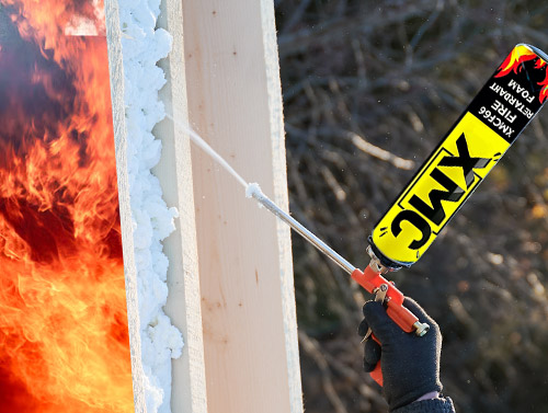 Ignis resistens PU spuma Sealant